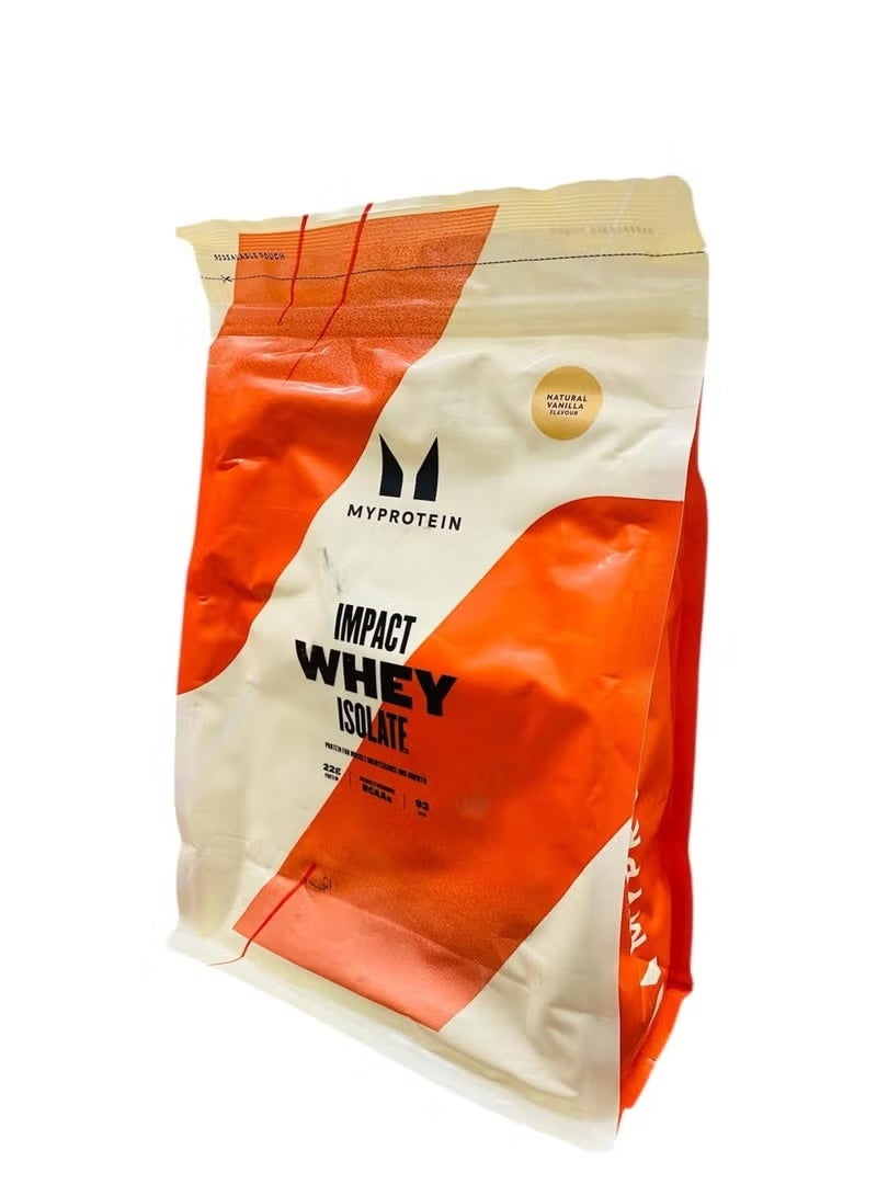 ماي بروتين امباكت واى ايزوليت نكهة الفانيليا الطبيعية 1 كجم - Image 3